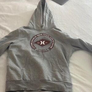 Hurley Charcoal Hoodie with Logo